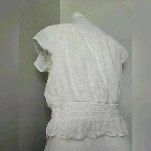 American Eagle Outfitters White Blouse - Picture 6 of 8